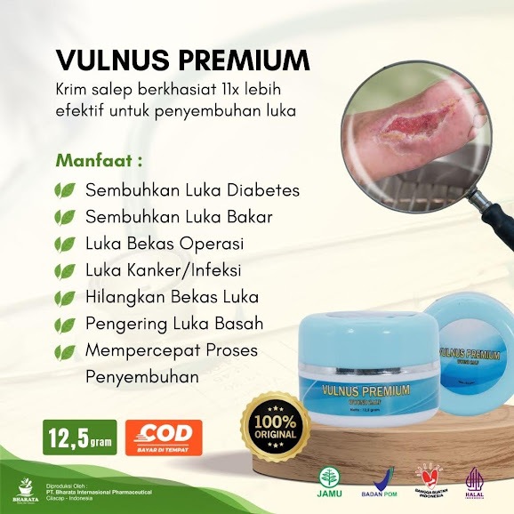 Salep Luka Cepat Kering Salep Luka Bakar Salep Keloid Paling Ampuh Vulnus Premium Original