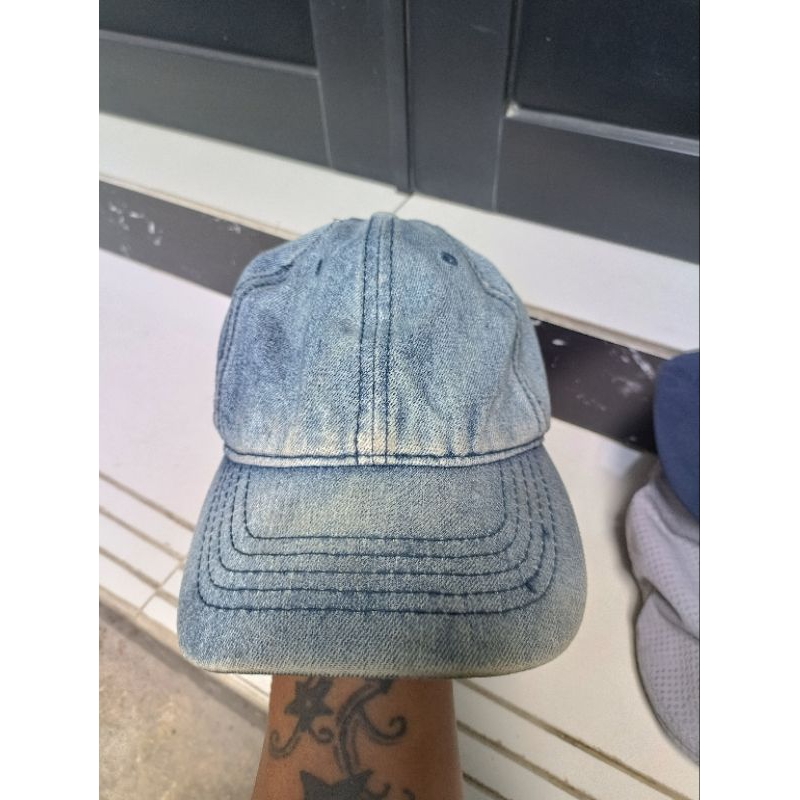 topi caps denim murce second