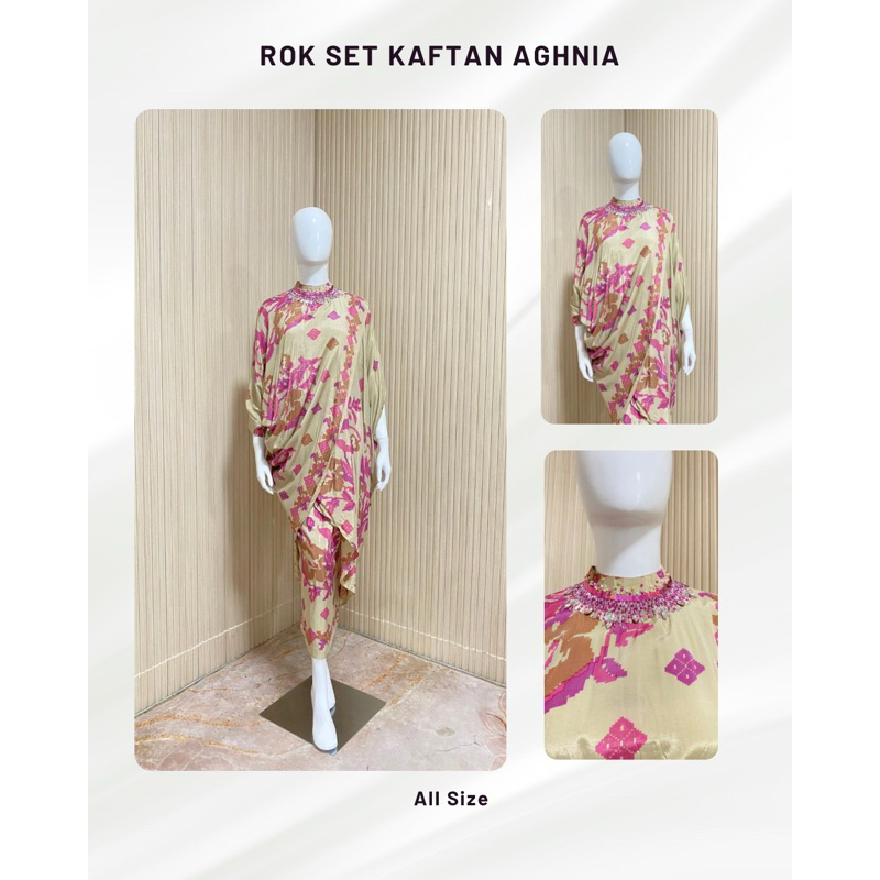 Kaftan Aghnia Set Rok