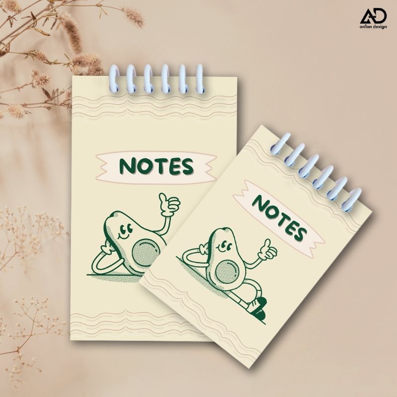 

AVACADO" MINI NOTES BOOK / BUKU NOTES KECIL LUCU