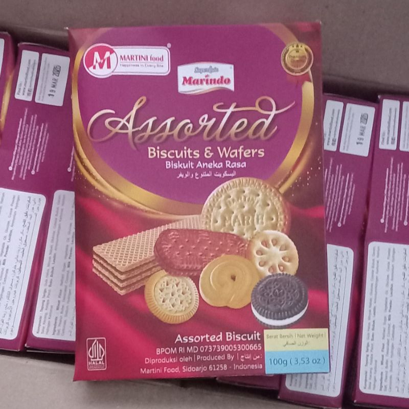 

Assorted Biskuit Wafer Aneka Rasa