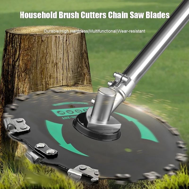 Bilah mesin pemotong rumput menebal bilah gergaji rantai melingkar baja mangan/Pedang Logam/ bilah g