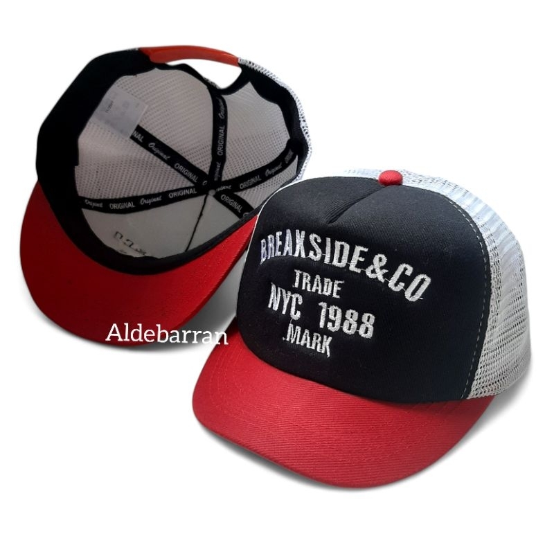 Topi Jaring Lidah Pendek Bisbol Korea Style Logo Bordir Bisa Cod
