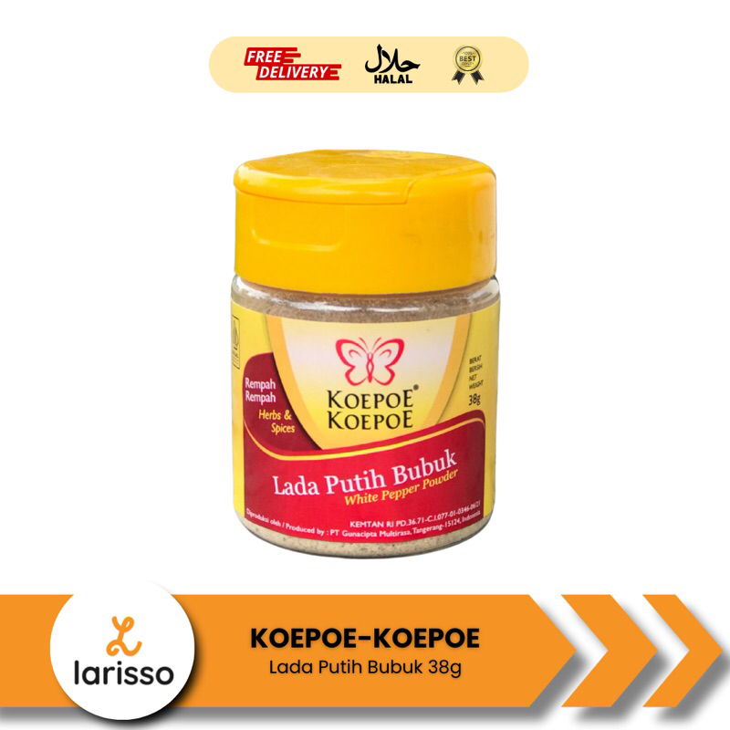 

Koepoe Koepoe Lada Putih 38g - Lada Putih Bubuk