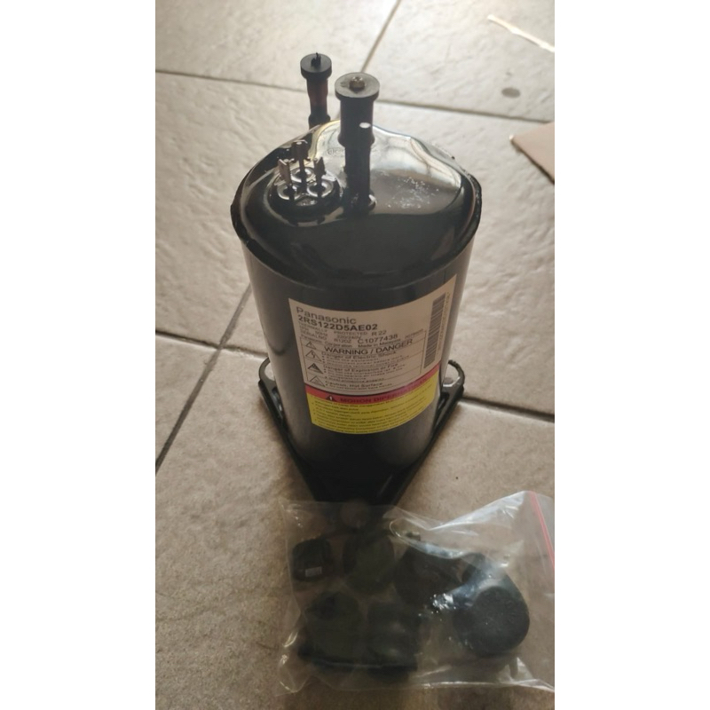 Compressor ac 3/4pk r22 panasonic 2rs122 3/4hp r22 kompresor ac r22