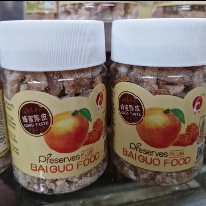 

Manisan kulit jeruk madu Bai Guo Food 85 gram