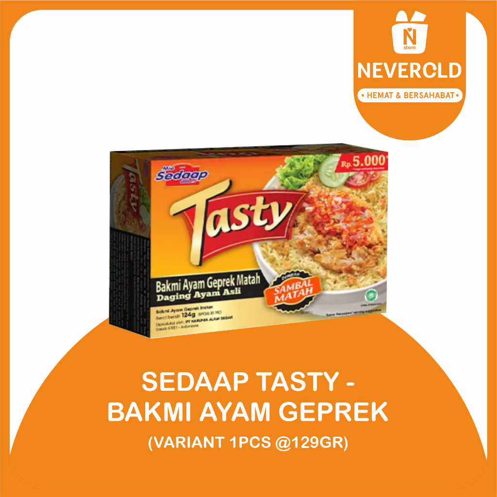 

SEDAAP TASTY BAKMI AYAM GEPREK MATAH @129GR