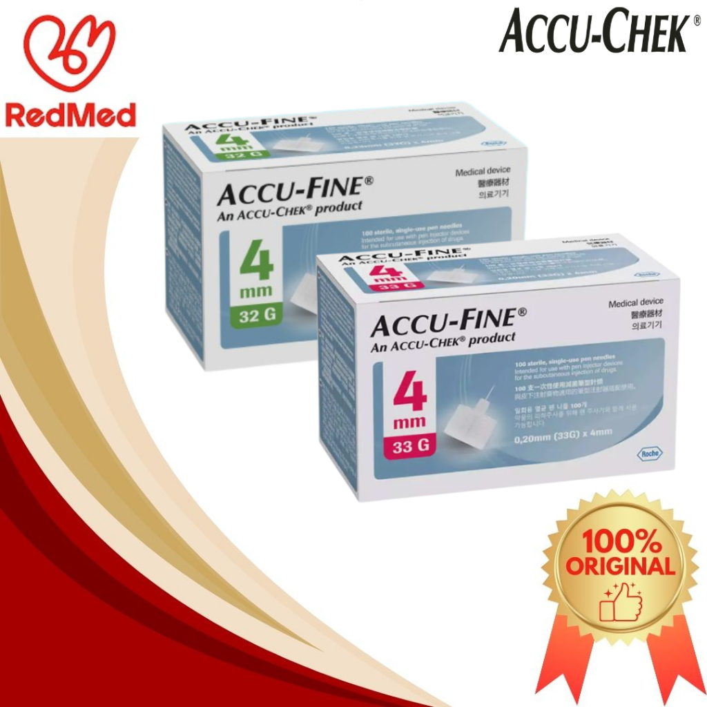 ACCU CHEK FINE PEN NEEDLE 32G & 33G