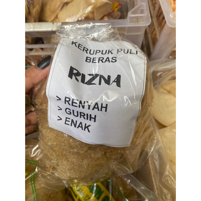 

kerupuk beras puli krupuk puli mentah 250gr siap goreng khas jepara renyah gurih