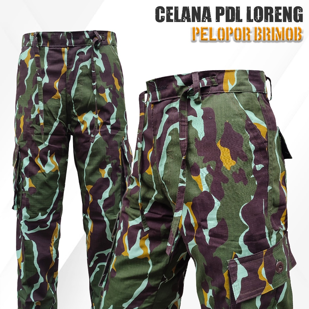 celana pdl // celana pdl brimob // celana pdl loreng brimob