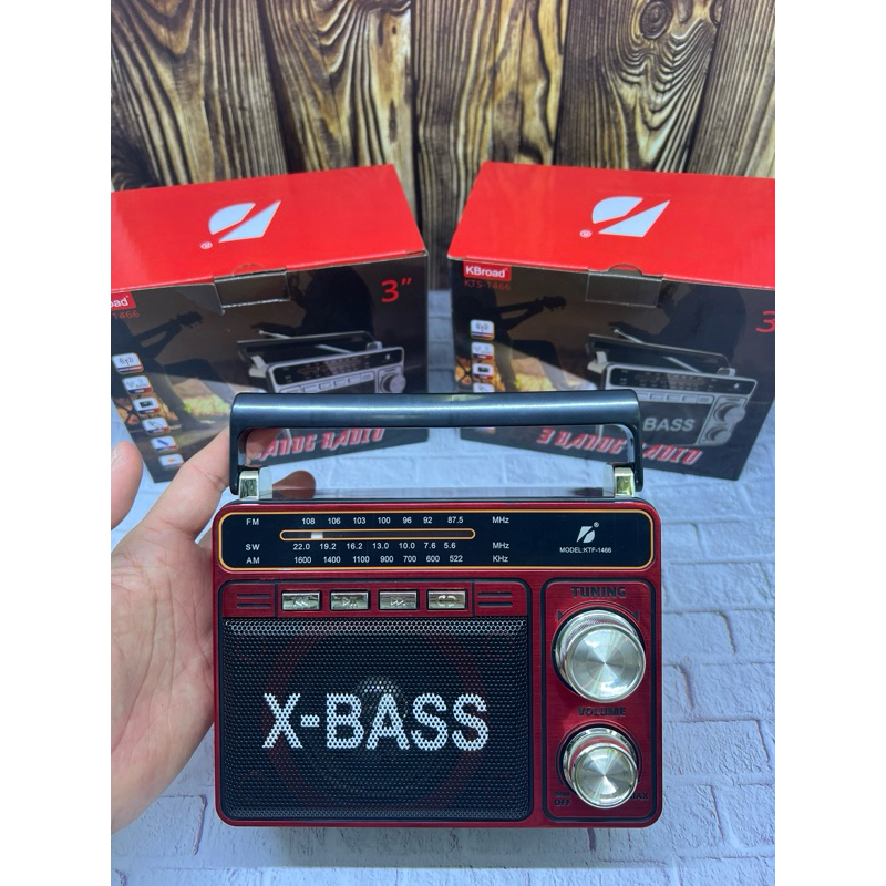 PROMO RADIO X BASS KTS-1466 RADIO CLASSIC FM Radio digital Super Bass terbaru murahh