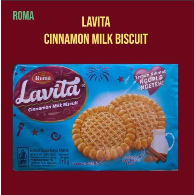 

Roma Lavita Cinnamon Milk Biscuit | 1 Pack