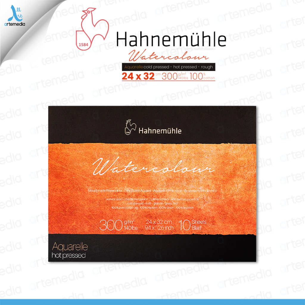 

Hahnemuhle The Collection Watercolor Pad 24x32cm Block