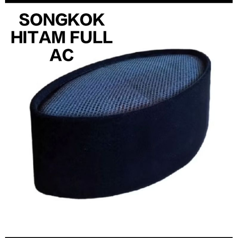 RB Songkok hitam motif full AC tinggi 7,8,9,10 AST