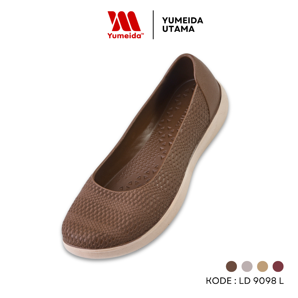 Yumeida LD-9098 L - Sepatu Wanita Slip On Karet Anti Air