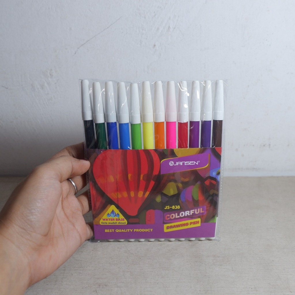 

Nerrd [12 Pack] Paket Hemat Grosir Kelir Air Warna Murah 1 Kotas Isi 12 Pack