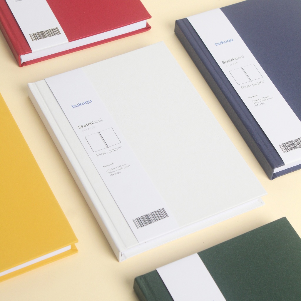 

bukuqu Sketsa Color #Simple A5 - Sketchbook Hardcover - Notebook gambar - Buku Lukis