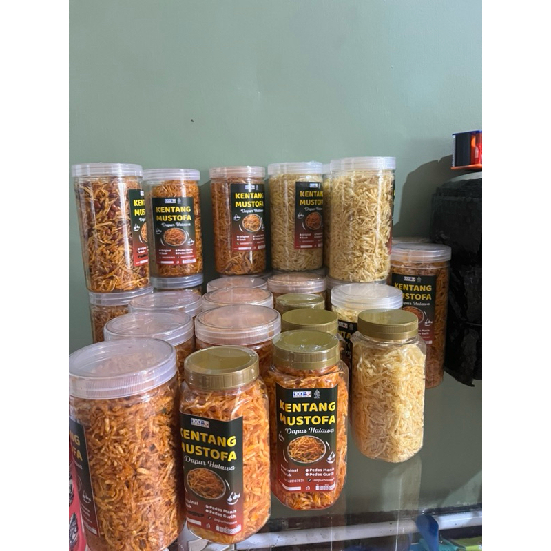 

Kentang mustofa Halawa pedas manis (tidak pedas)