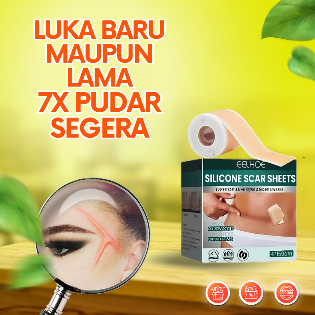 SILLICONE KELO PATCH - Solusi bebas keloid tahunan patch keloid & plaster keloid bebas operasi ampuh