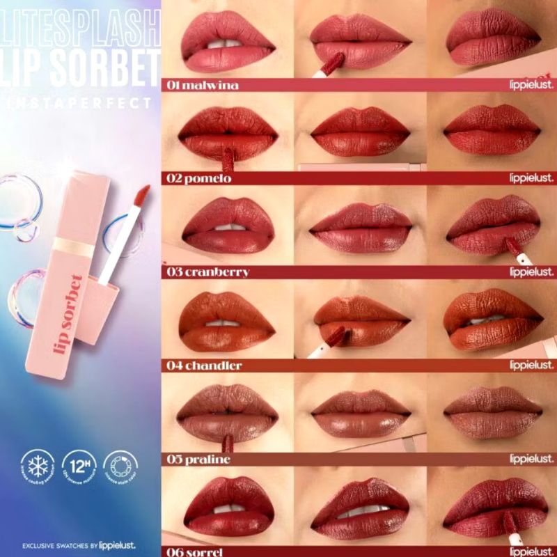 Wardah Instaperfect Litesplash Lip Sorbet Lipstik