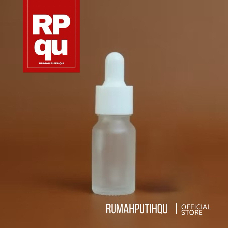 Botol Serum Pipet Kaca 10ml Frosted Botol Kaca 10ml Frosted Pipet
