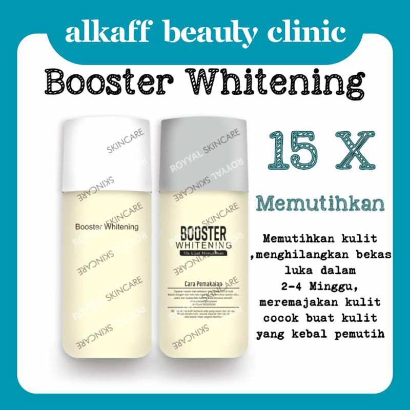 BOOSTER WHITENING | HB | LOTION BOOSTER WHITENING | LOTION FORTE  |  LOTION PEMUTIH LABEL BIRU MENYE