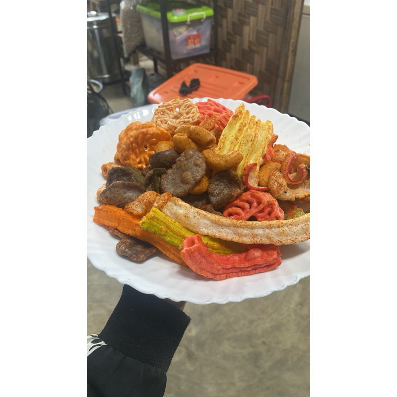 

kerupuk seblak mix pedas 1kg