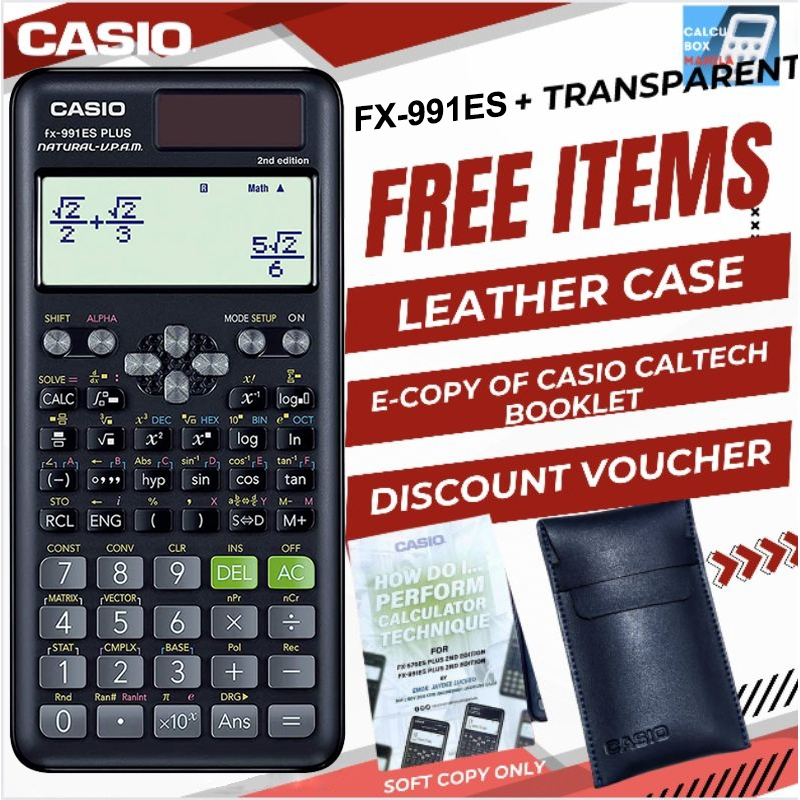 

【Model terbaru】Calculator Calculator Fx-991ES PLUS Kalkulator Sains 240 Fungsi Alat tulis untuk pembelajaran Kalkulasi calculator sains