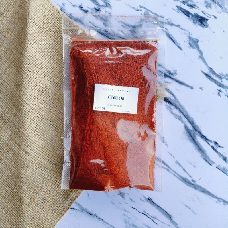 

Chili Oil Cabe Bubuk Kasar