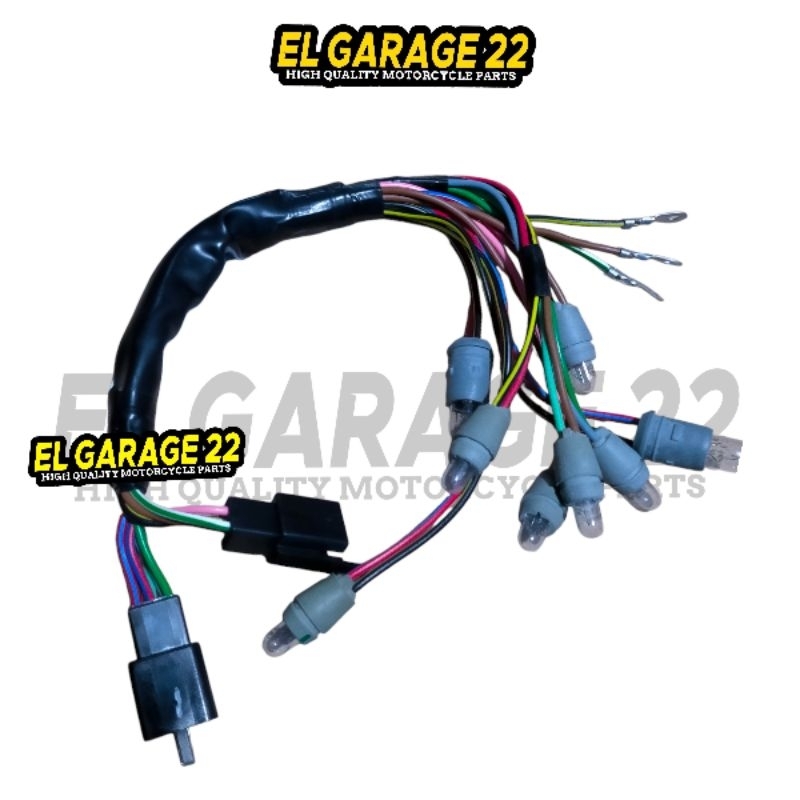 Kabel soket spido ninja RR new 150 2012-2015 / Piting lampu spidometer ninja 150 RR NEW set