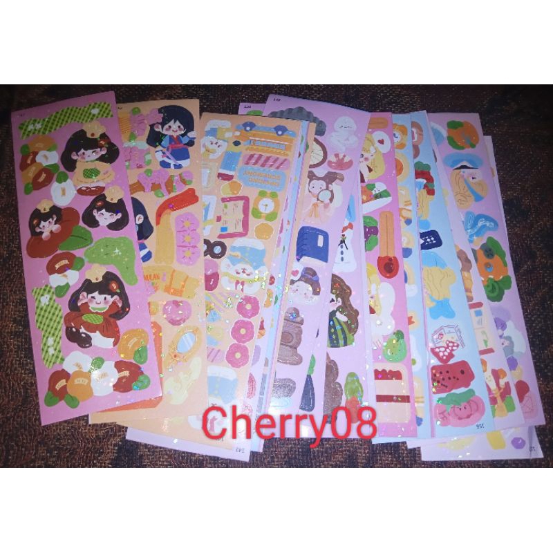 

STICKER 20 lembar sticker DIY Sticker lucu Sticker Korea Hologram