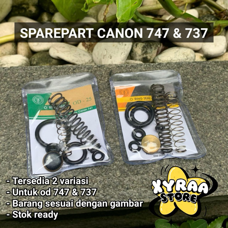Sparepart canon 737 dan 747 - Oring set 737 - Sil setl 747 - Seal