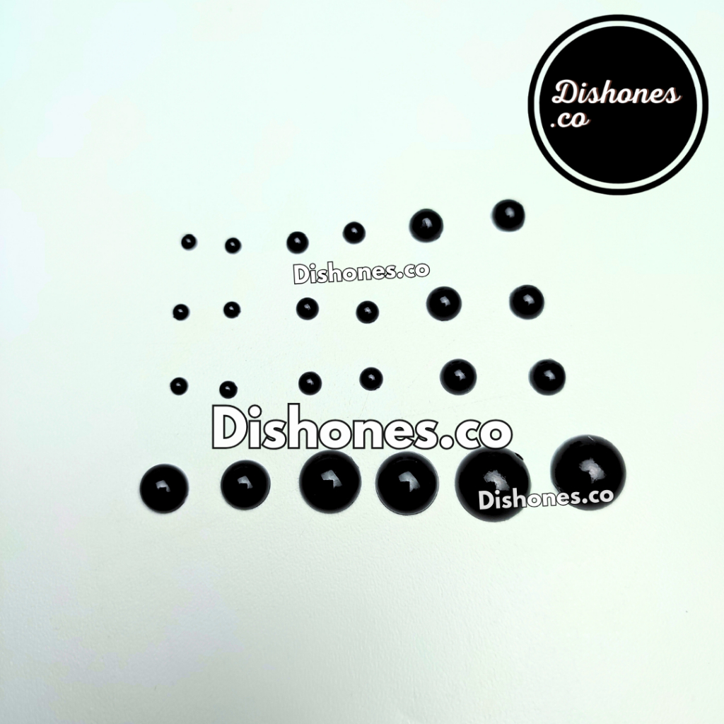 Mata Boneka Hitam Belah 3mm 4mm 6mm12mm Mata Boneka Rajut Mata Boneka Mata Rajut