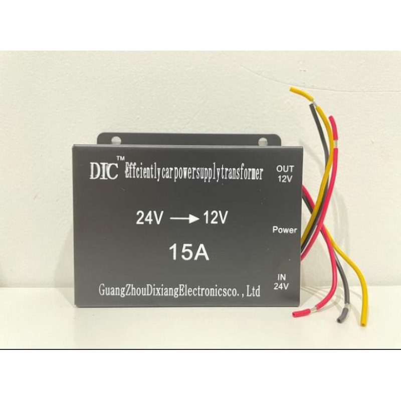 step down 15A DC 24V - 12V converter DC 24 volt ke 12 volt 15 ampere - step down 15 ampere