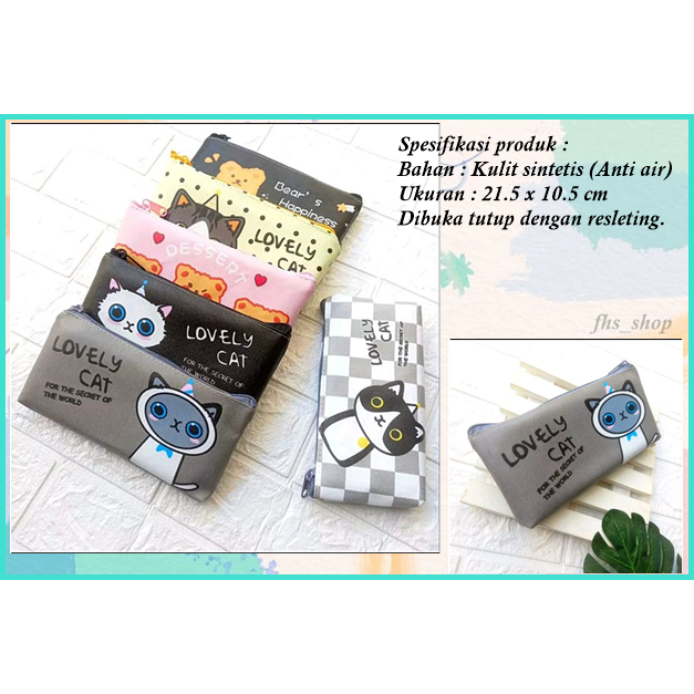 

Tempat Pensil Lucu Tempat Pensil Kartun Tepak Pensil Cute Tempat Pensil Kucing Pencil Case