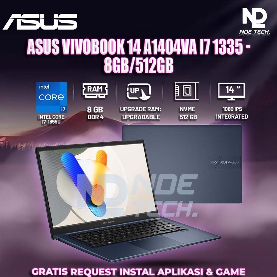 ASUS VIVOBOOK 14 A1404VA I7 1335