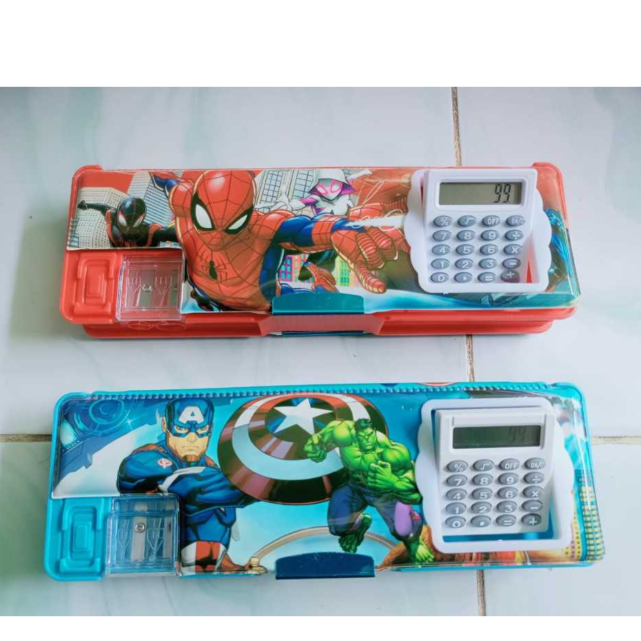 

Kotak pensil kalkulator cowok model baru / kotak pensil 3D cowok Stationery