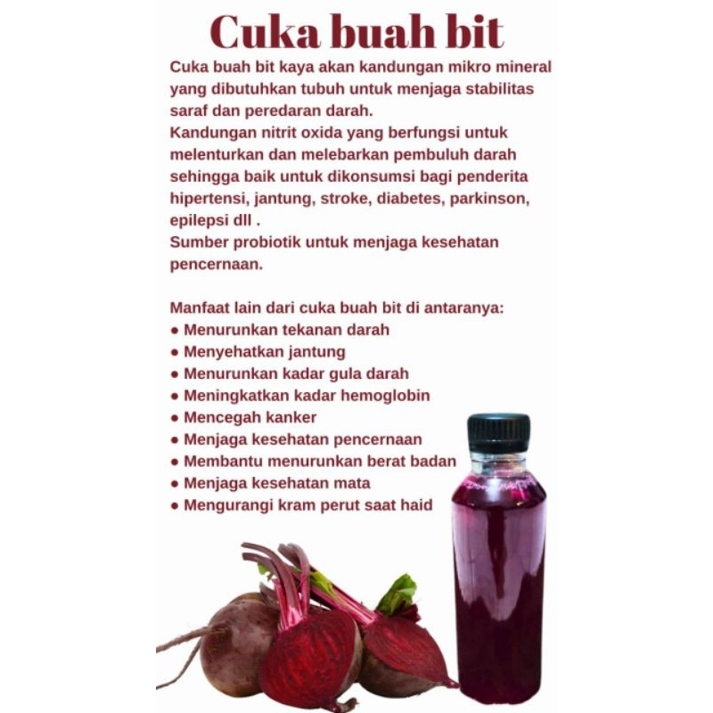 

Cuka buah bit