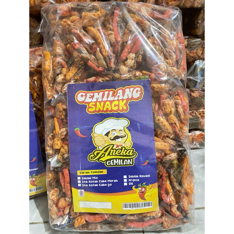 

seblak mix kerupuk mix seblak campur kerupuk campur isi 50 pcs bisa buat jual lagi cemilan snack pedas
