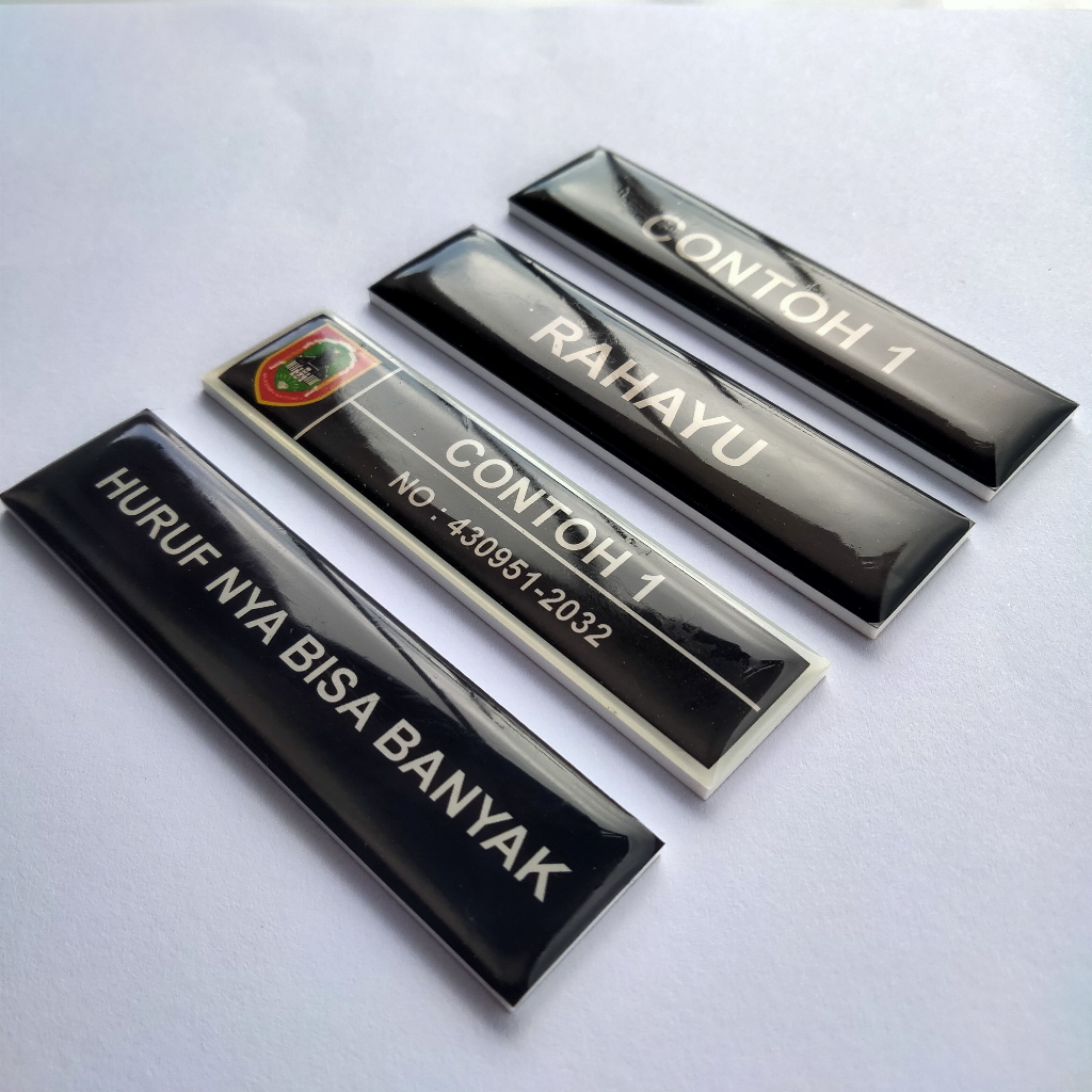 

Nama dada custom/ Name tag resin Tanpa minimal pembelian