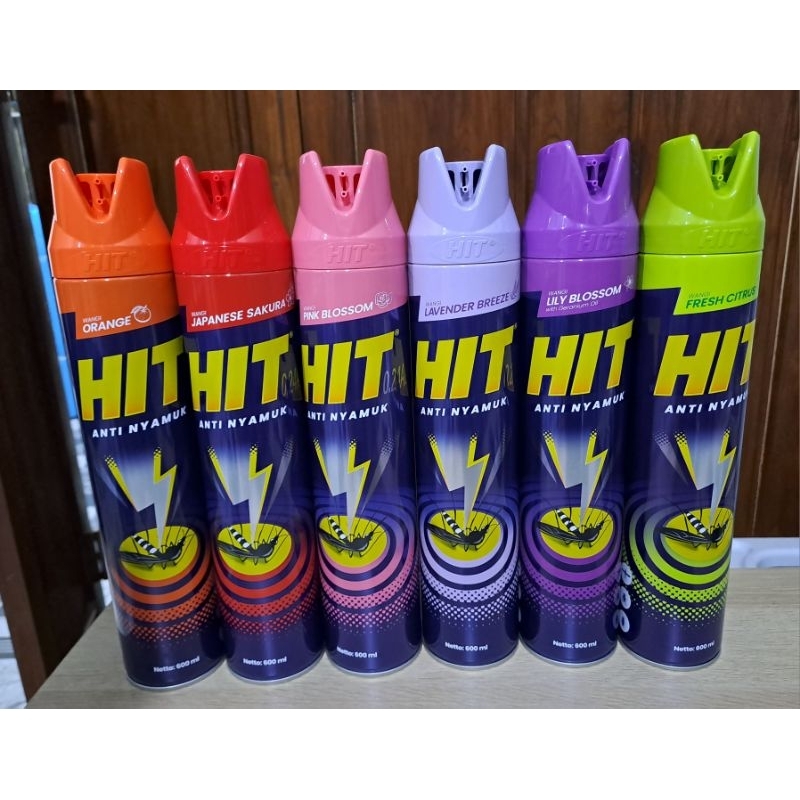 HIT Aerosol 600ml - HIT Semprot Anti Nyamuk | Hit Obat Nyamuk Semprot