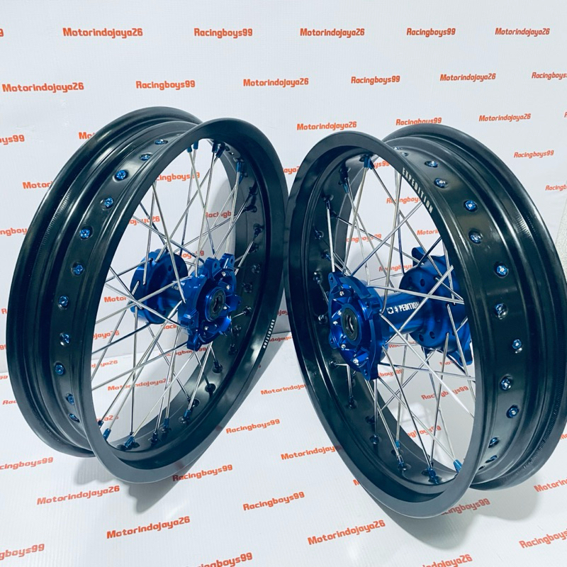 VELG SET SUPERMOTO CRF 150L EXPEDITION ORIGINAL SET TROMOL EXPEDITION FULL CNC