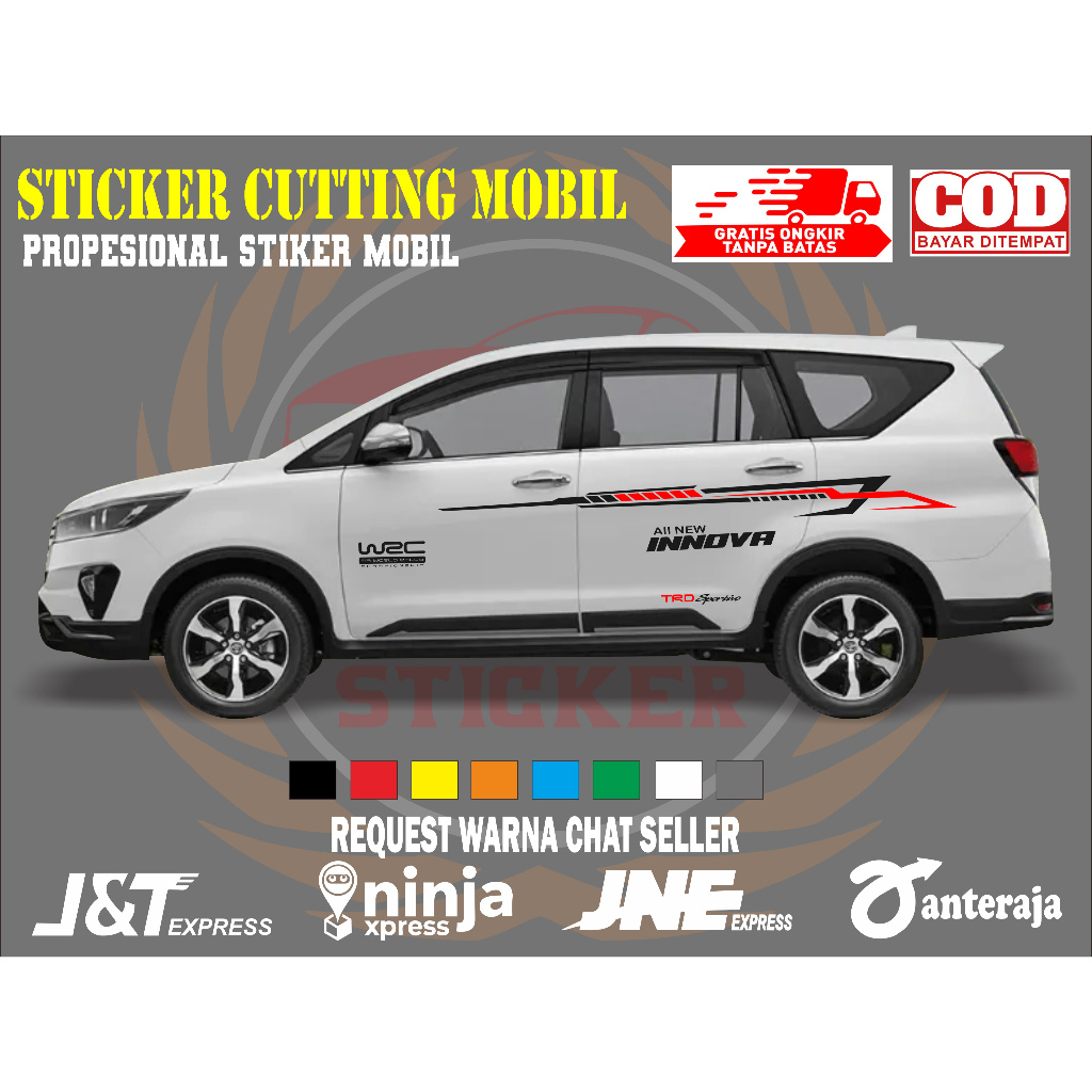sticker mobil innova sticker mobil toyota innova sticker mobil innova keren sticker variasi mobil