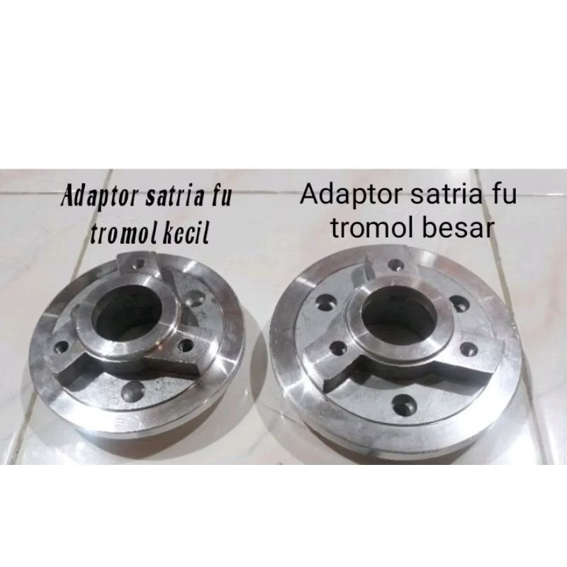 Plendes Adaptor cakram belakang Satria fu tromol kecil dan tromol besar