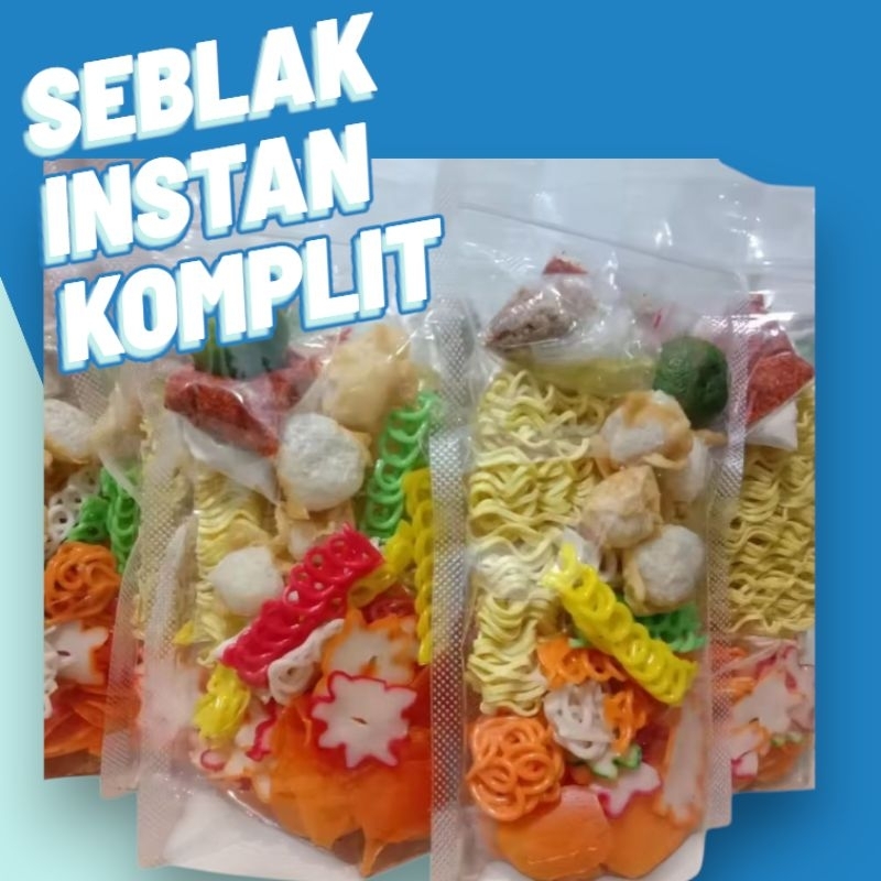 

zulaeha_food Seblak instan komplit gurih dan pedas