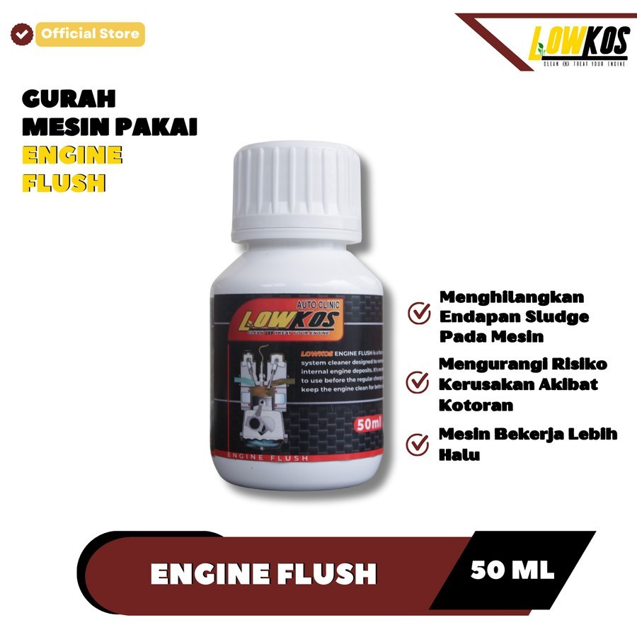 Engine flush motor | Lowkos pembersih mesin motor 50 ML