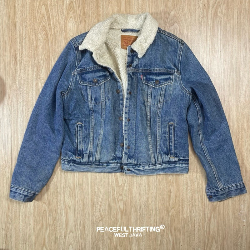 jaket levis sherpa madein china