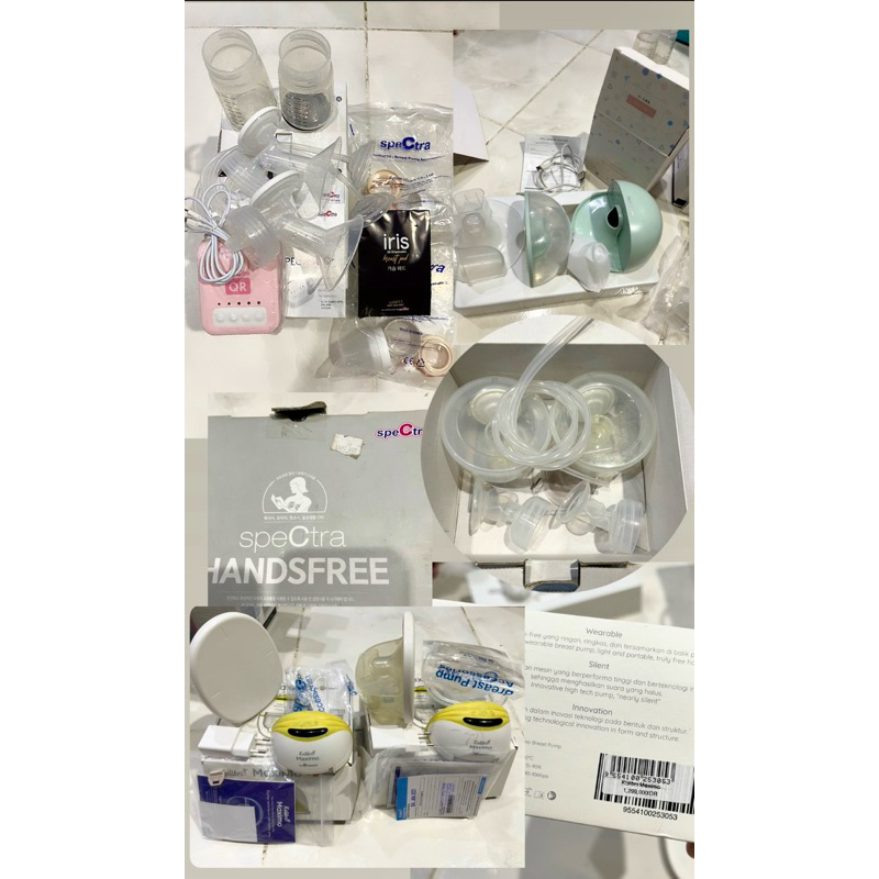 POMPA ASI BREASTPUMP ELECTRIC HANDSFREE SPECTRA QR, GABAG MAXIMO, REAL BUBEE, SPECTRA HANDSFREE, GAR