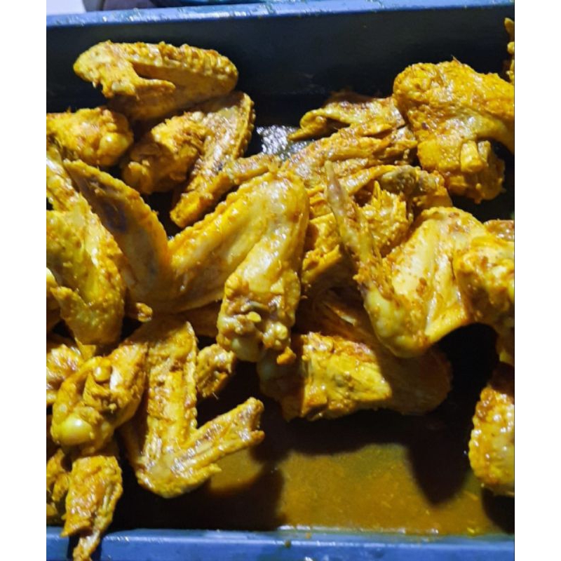 

sayap dada bumbu kuning 2 biji