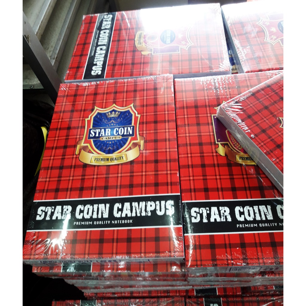 

BUKU UKURAN PANJANG (BOXY) MERK STAR COIN ISI 30/42 LEMBAR / 10BUKU = PAK